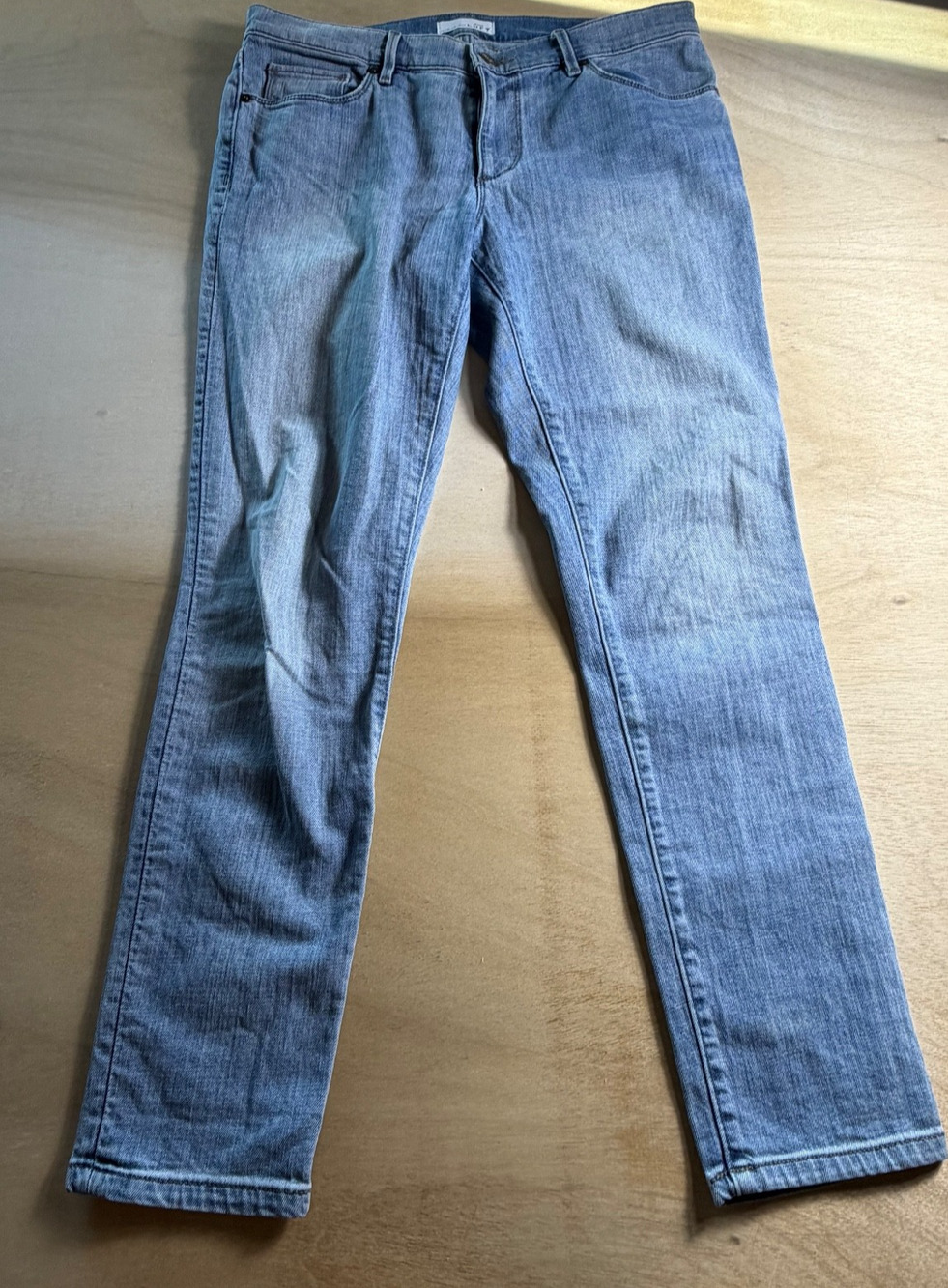 LOFT Women's Jeans Size 29/8 Light Wash Mid Rise Skinny Denim